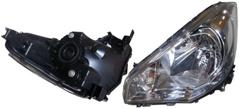 HEAD LAMP RHD HALOGEN LH